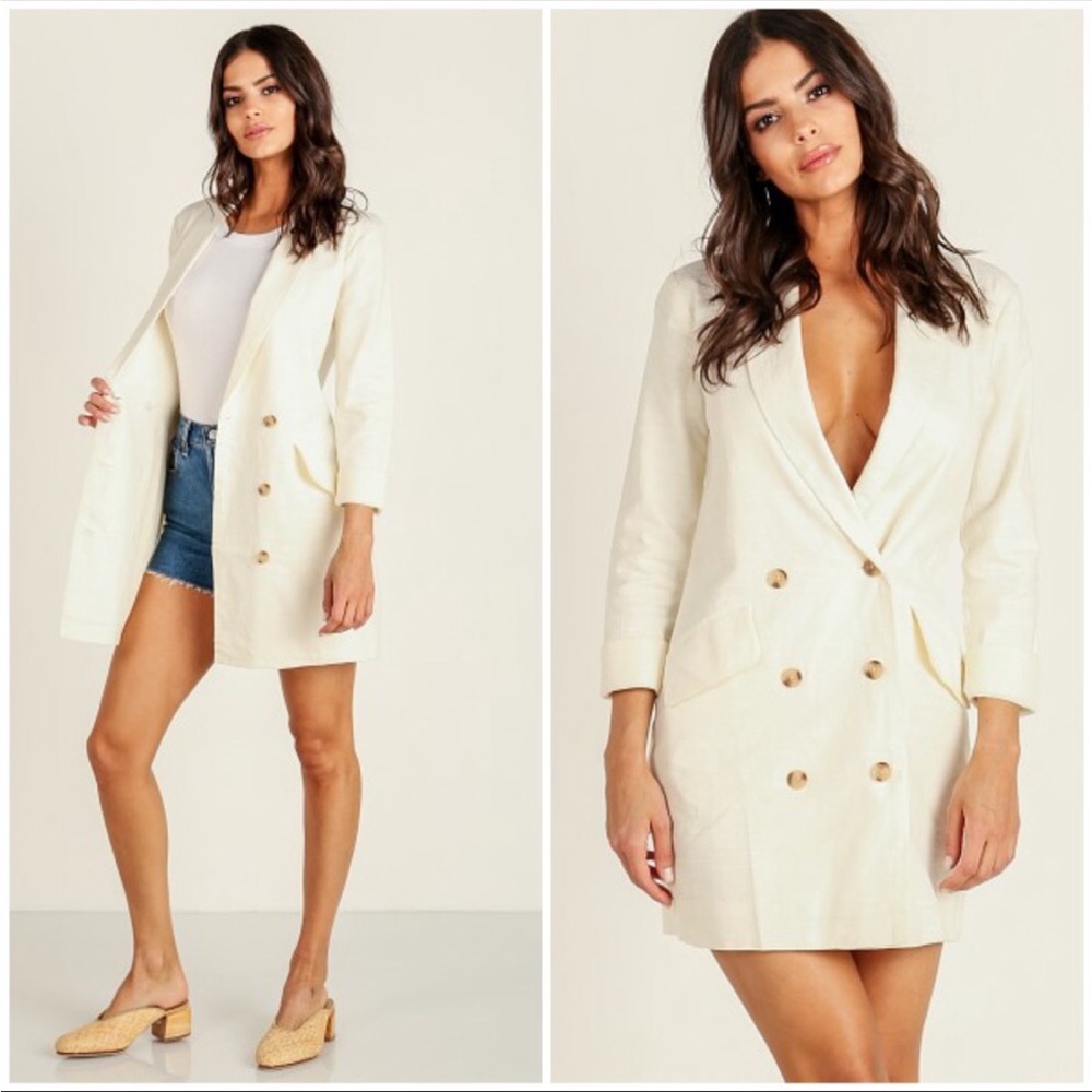 NWT L* space Ivory White Jenna Dress Large